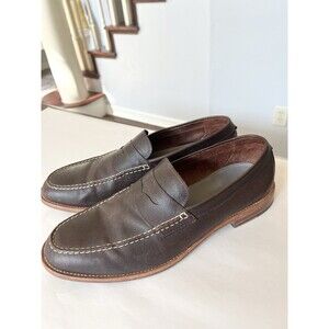 Cole Haan Todd Snyder Pebbled Brown Leather Loafers Men's 10.5 Slip On C21957